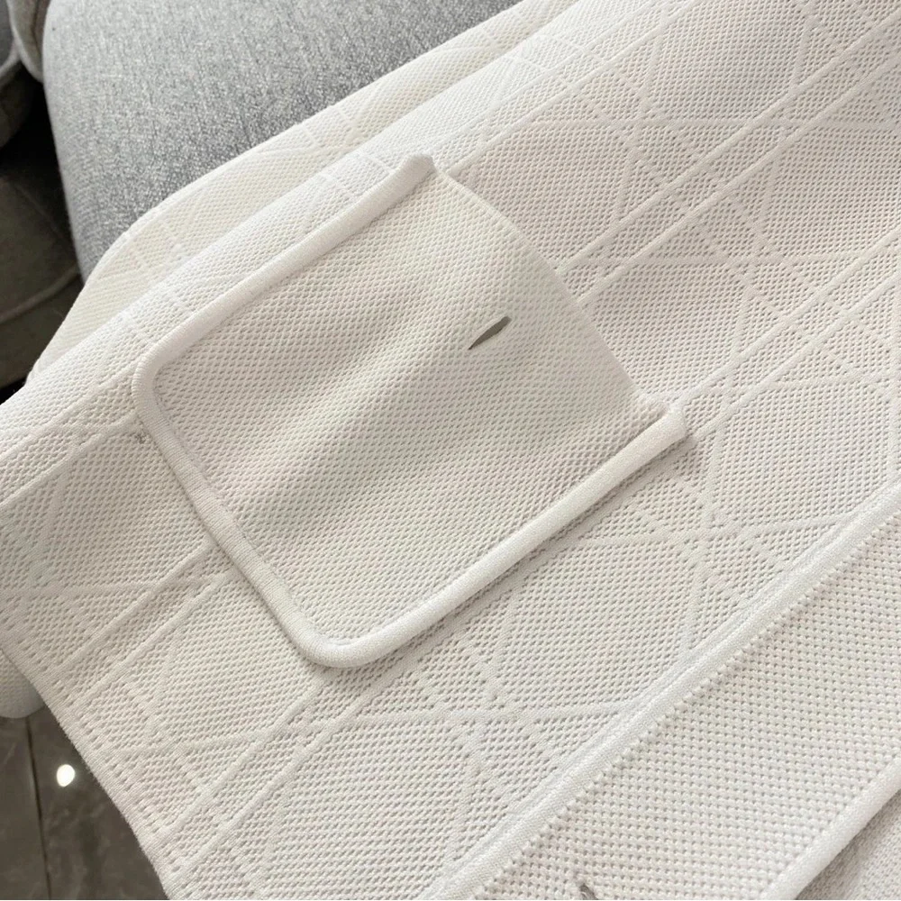 Dior Cream Button-Front Textured Jacket